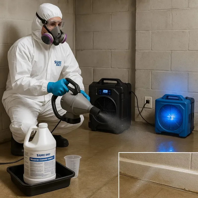 Sanitization and Odor Removal process in Center, TX