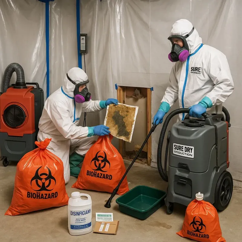 Contaminated Water Handling Protocols process in Center, TX