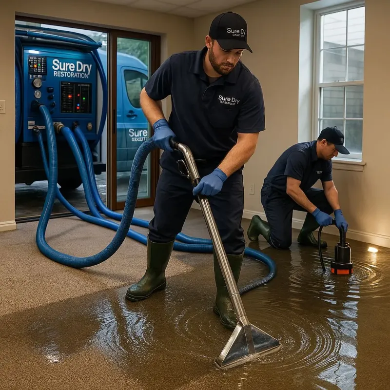 Water Extraction and Removal process in Center, TX